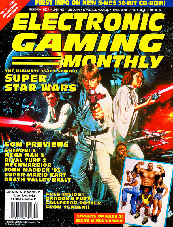 Electronic Gaming Monthly Issue 40 (November 1992) cover